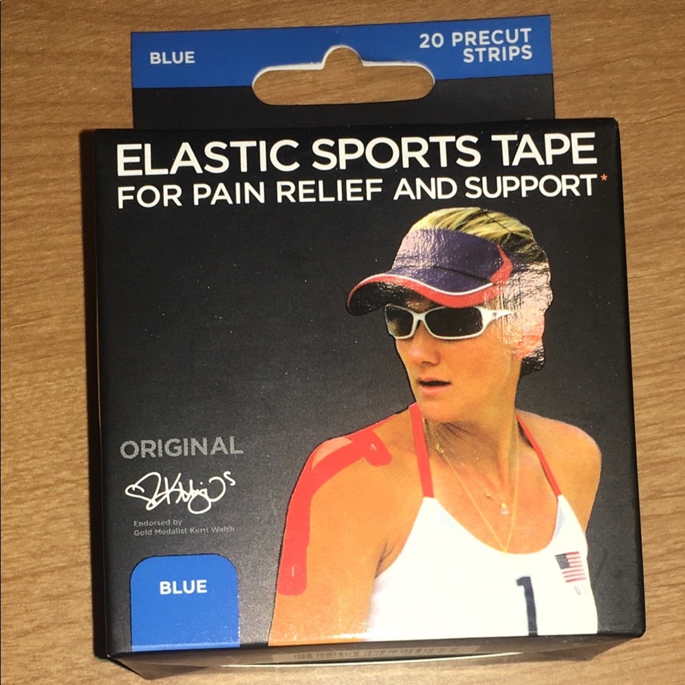 New! Blue KT Tape! (20 strips, limited edition)